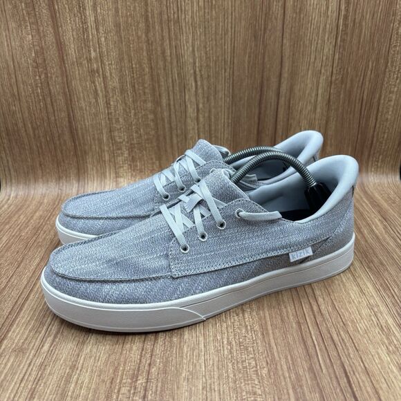 KIZIK PORTO MENS SZ 10.5 Sneakers SHOES WOMAN SZ 12 IN ALLOY HEATHER UNISEX EUC - Picture 3 of 8